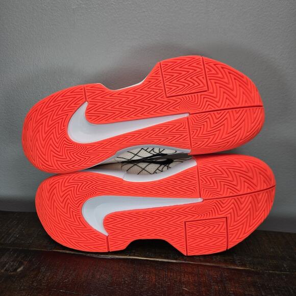 NEW Nike Zoom Challenge Womens Size 8.5 Pickleball Shoes Orange White FQ4155 801 - Picture 9 of 12
